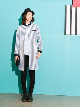 「PAMEO POSE」｜「アイテム（トレンチコート）」を使った、PAMEO POSEさん（レディース・160cm）の冬コーディネート