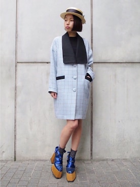 「PAMEO POSE（パメオポーズ）のアイテム（その他アウター）」を使った、PAMEO POSEさん（レディース・165cm）の冬コーディネート