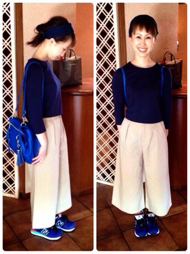 「スエット」｜なかちゃんさん（レディース・154cm）の春コーディネート