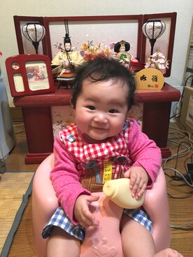 「マッドパイのアイテム（ロンパース、その他）」を使った、ミックスジュースさん（レディース）の冬コーディネート