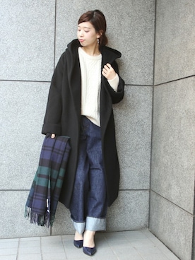 akiさん（レディース・158cm）の冬コーディネート