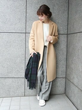 akiさん（レディース・158cm）の冬コーディネート