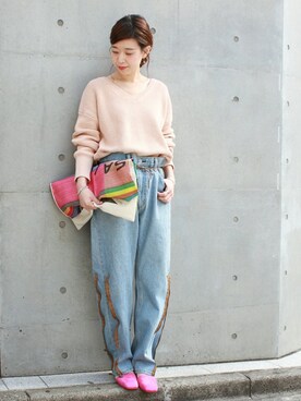 akiさん（レディース・158cm）の冬コーディネート