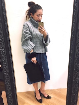 MiZUKiさん（レディース・156cm）の秋コーディネート