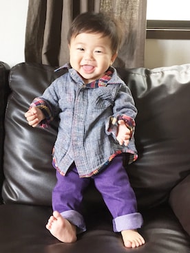 yuzuu☻さん(キッズ・70cm)の秋コーディネート