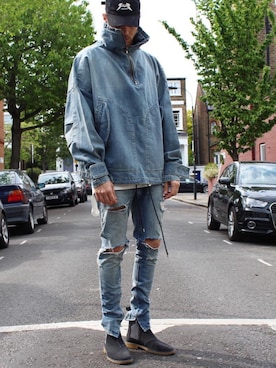 「COMMON PROJECTS（コモンプロジェクト）のアイテム（シューズ）」を使った、®️iriさん（メンズ・183cm）の秋コーディネート