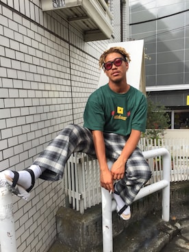 「MUZE（ミューズ）のアイテム（ファッション雑貨）」を使った、MARZYさん（メンズ・171cm）の秋コーディネート