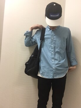 「シンプルコーデ」｜Rizさん（メンズ・170cm）の春コーディネート
