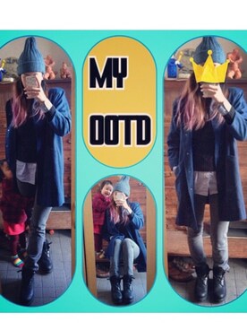 「Timberland（ティンバーランド）のアイテム（ブーツ、ブラック系）」を使った、Maaareさん（レディース・173cm）の春コーディネート