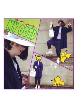 「CONVERSE（コンバース）のアイテム（スニーカー、ベージュ系）」を使った、Maaareさん（レディース・173cm）の春コーディネート