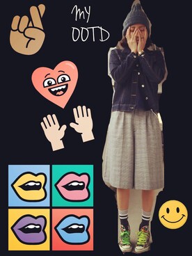 「CONVERSE（コンバース）のアイテム（スニーカー、その他）」を使った、Maaareさん（レディース・173cm）の春コーディネート