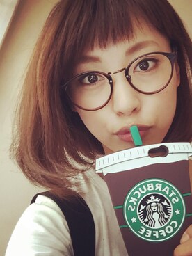 「iPhoneケース」｜「アイテム（その他）」を使った、emiko☆さん（レディース・155cm）の夏コーディネート