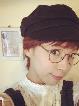 「肩フリル」｜「アイテム（オールインワン・サロペット）」を使った、emiko☆さん（レディース・155cm）の夏コーディネート