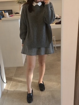 「COMME des GARCONS（コムデギャルソン）のアイテム（スマホケース/カバー）」を使った、closerさん（レディース・155cm）の秋コーディネート