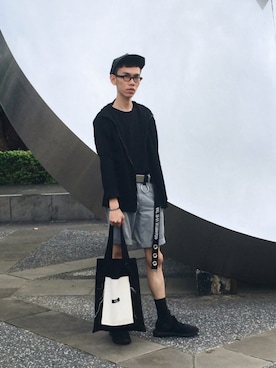「Taichung」｜「アイテム（その他アウター）」を使った、RalphLinさん（メンズ・170cm）の夏コーディネート