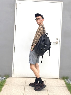 RalphLinさんの（BAO BAO ISSEY MIYAKE | バオバオイッセイミヤケ）を使ったコーディネート