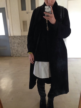 「Max Mara（マックスマーラ）のアイテム（ジャケット/アウター）」を使った、たかひろさん（メンズ・180cm）の冬コーディネート