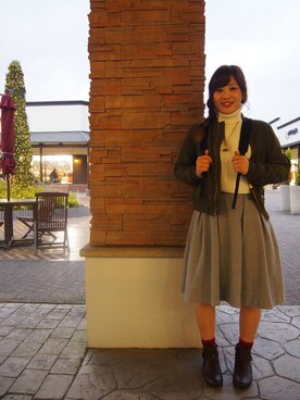  ❣ かすすまる ❣ さん（レディース・155cm）の冬コーディネート