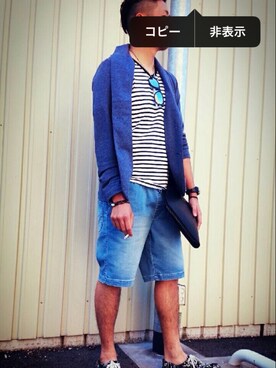 Shinpei Konishiさん（メンズ・173cm）の春コーディネート