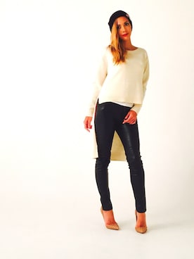 「ACT GIRLS（アクトガールズ）のアイテム」を使った、土屋アンナさん（レディース・168cm）の夏コーディネート