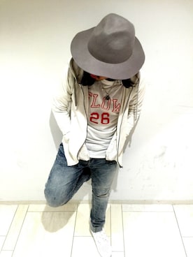 はぎーぱみゅぱみゅさん(メンズ・175cm)の春コーディネート