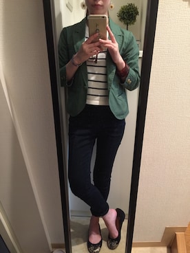 「a-bomb（エーボンブ）のアイテム」を使った、nakamuさん（レディース・152cm）の春コーディネート