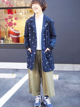 「FRAPBOIS（フラボア）のアイテム（ジャケット/アウター）」を使った、Takaさん（メンズ・171cm）の冬コーディネート