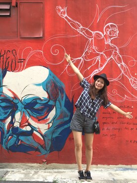 「tokio（トキオ）のアイテム」を使った、Theaさん（レディース・160cm）の夏コーディネート