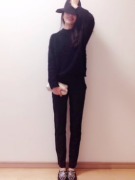 「ZARA（ザラ）のアイテム（その他シューズ）」を使った、ikuさん（レディース・160cm）の秋コーディネート