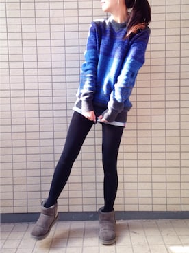 ikuさん(レディース・161cm)の冬コーディネート
