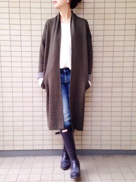 「OLD NAVY（オールドネイビー）のアイテム（トップス）」を使った、ikuさん（レディース・161cm）の冬コーディネート
