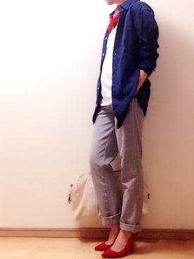 「ZARA（ザラ）のアイテム（パンプス）」を使った、ikuさん（レディース・161cm）の春コーディネート