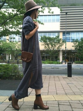 「GAP（ギャップ）のアイテム（シューズ）」を使った、ikuさん（レディース・161cm）の秋コーディネート