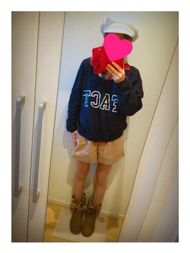 「RE DARK（リダーク）のアイテム」を使った、Ponchan♡さん（レディース・147cm）の冬コーディネート