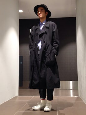 「08sircus（ゼロエイトサーカス）のアイテム」を使った、Ryuto Kitaさん（メンズ・170cm）の冬コーディネート