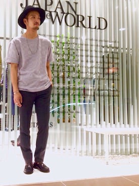 「アイテム（バングル/リストバンド）」を使った、Ryuto Kitaさん（メンズ・170cm・20代）の夏コーディネート
