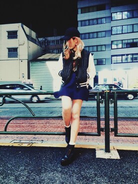 「原宿」｜rihoさん（レディース・162cm）の秋コーディネート