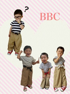 「アイテム（ラッピングキット、レッド系）」を使った、あお✳さん（キッズ・90cm）の夏コーディネート