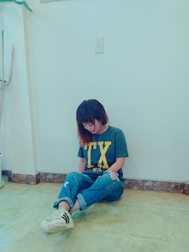 「La Leia（ラレイア）のアイテム」を使った、くっちぃさん（レディース・152cm）の夏コーディネート