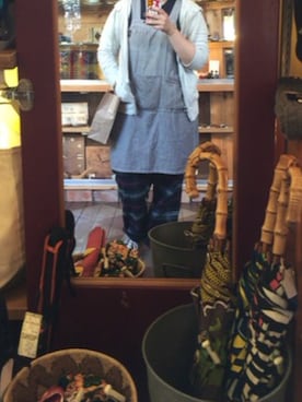 「GAP（ギャップ）のアイテム（ノーカラージャケット）」を使った、goya mariさん（レディース・157cm）の秋コーディネート