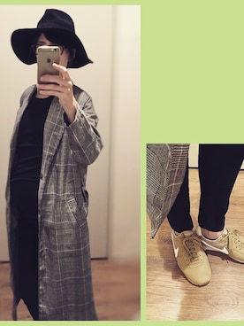 「coca（ANDEX shoes product）（コカ）のアイテム（Tシャツ/カットソー）」を使った、KANANNE_AMさん（レディース・165cm）の秋コーディネート