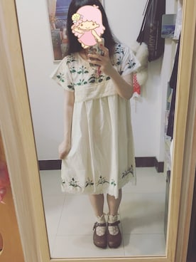 「TATAMI（タタミ）のアイテム（サンダル、ブラウン系）」を使った、-granuloma-さん（レディース）の春コーディネート