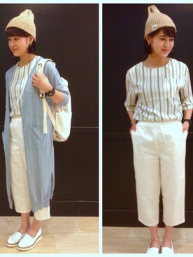 Aki Kikuchiさん（レディース・163cm）の春コーディネート