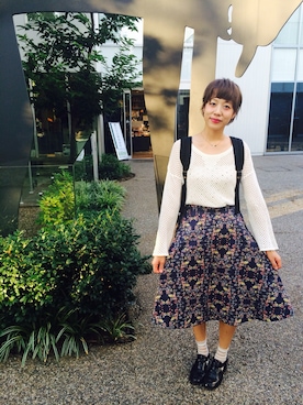 「代官山」｜毛玥婷 (マオイェティン)さん（レディース・160cm・10代）の夏コーディネート