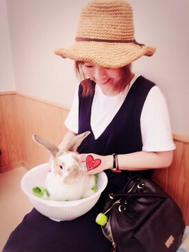 プチ子さん（レディース・158cm）の夏コーディネート