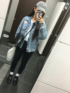 「Jordan」｜「アイテム（その他シューズ）」を使った、Mikuさん（レディース・154cm）の春コーディネート