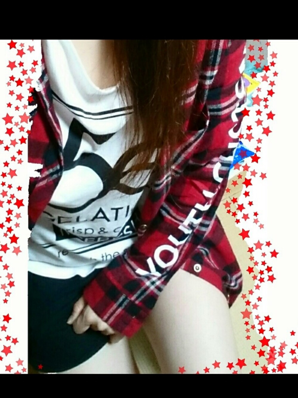 「シャツワンピース、ハーフパンツ」｜「しまむらのアイテム（その他パンツ、ブラック系）」を使った、Rody❤︎スプリングタイプカラーさん（レディース・155cm）の春コーディネートの1枚目の写真