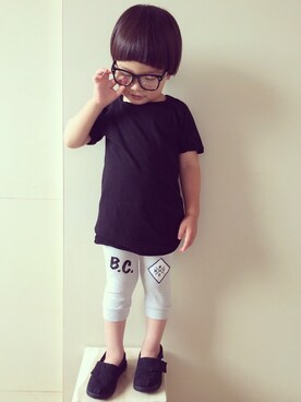 「bobo chose（ボボ チョース）のアイテム」を使った、eightmaaanさん（キッズ・100cm）の夏コーディネート