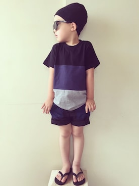 eightmaaanさん（キッズ・100cm）の夏コーディネート