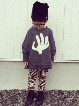 「bobo chose（ボボ チョース）のアイテム」を使った、eightmaaanさん（キッズ・100cm）の夏コーディネート